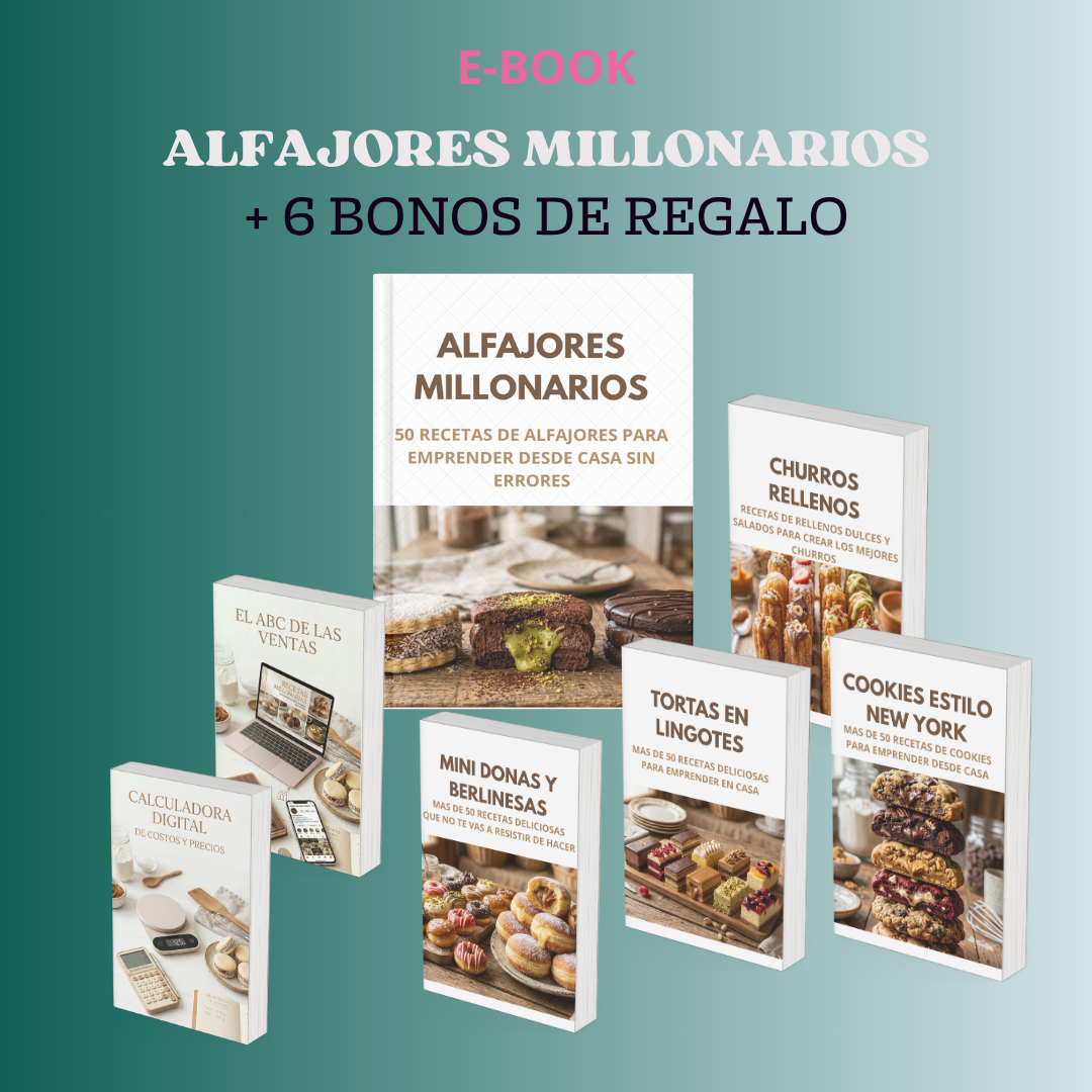 RECETAS ALFAJORES VIRALES: 50 RECETAS MILLONARIAS PARA HACER DESDE CASA